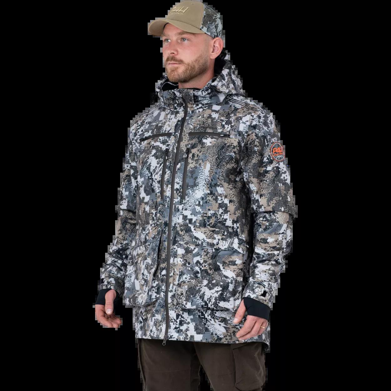 P4H RECON XT - Jaktjakke lang herre - Grå camo