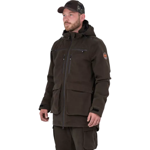 P4H RECON XT - Jaktjakke lang herre - Ensfarget grønn