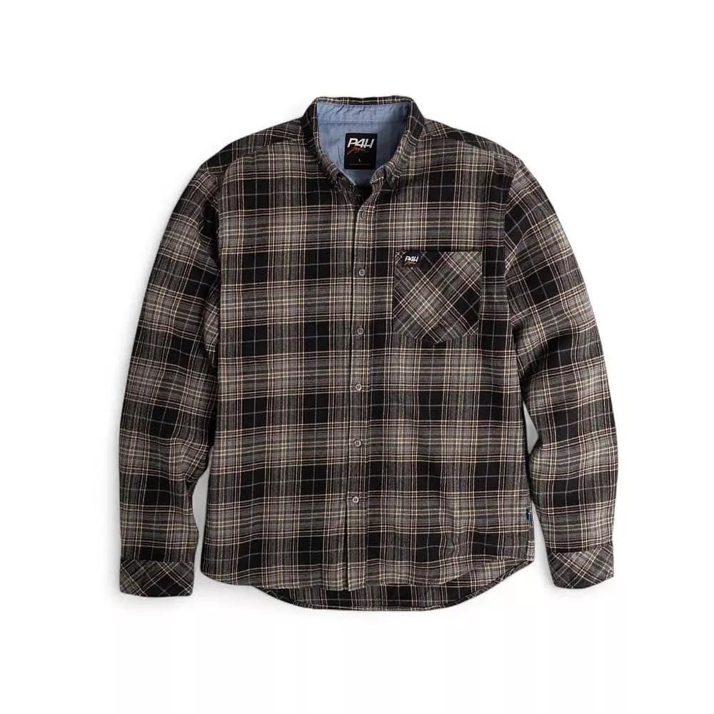 P4H - Jaktskjorte børstet flanell - sort