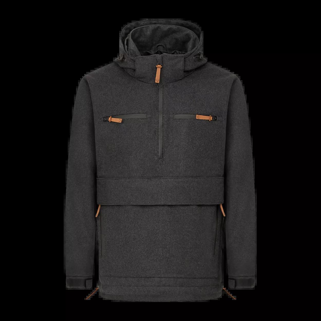 Vapiti Vadmelsanorakk ull sort