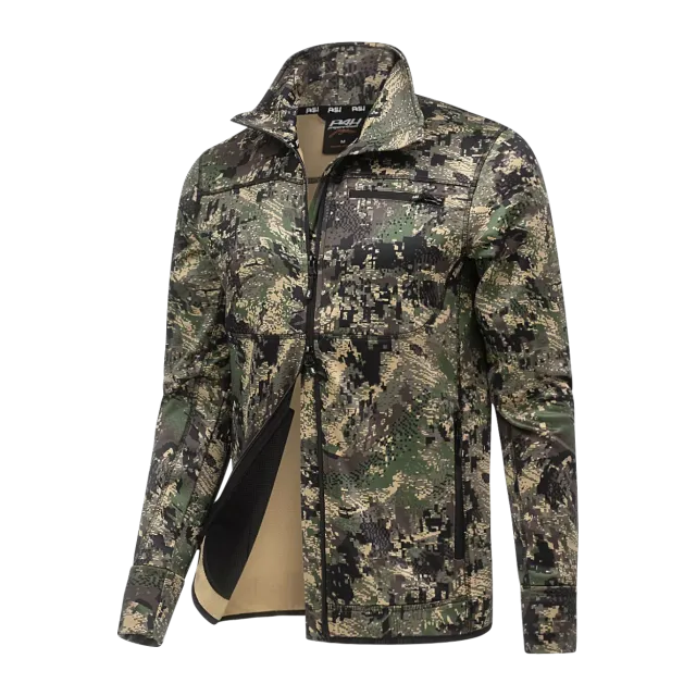 P4H Powerstretch jakke grønn camo