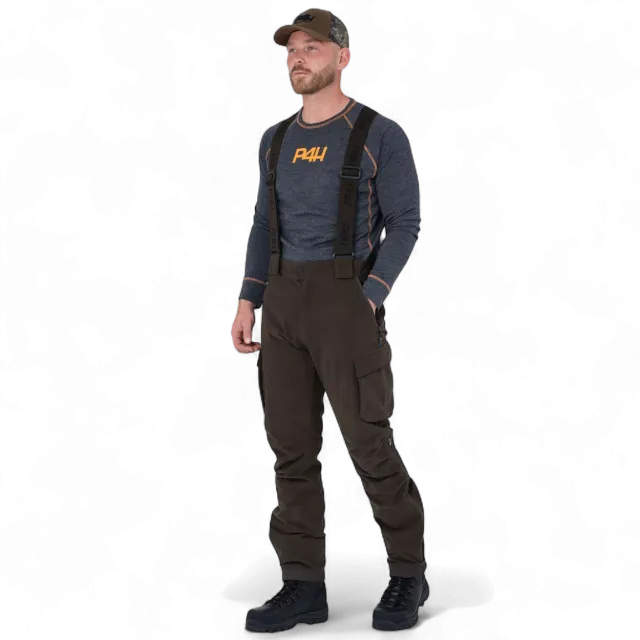 P4H RECON XT - Jaktdress herre - Jakke grønn camo - Bukse ensfarget grønn