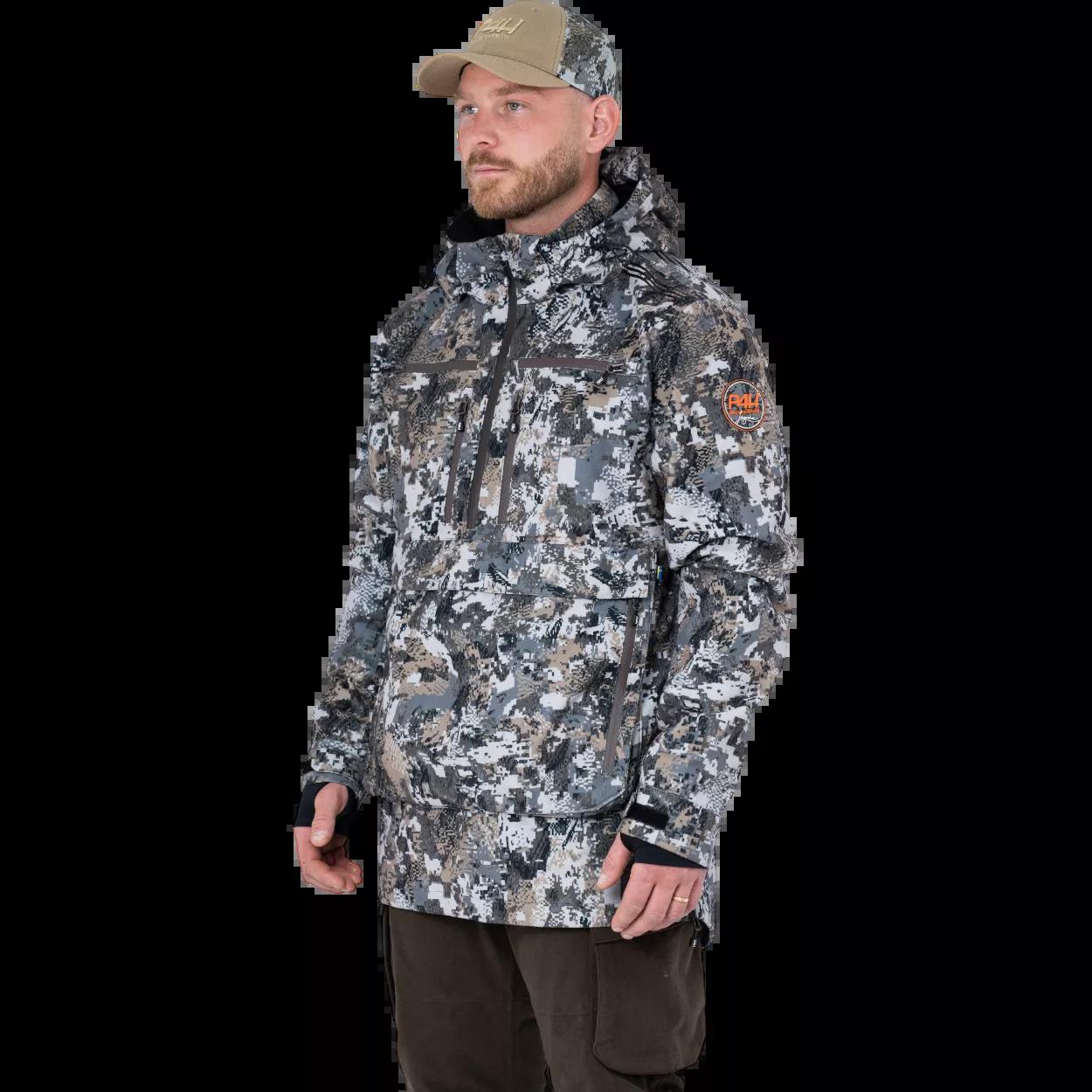 P4H RECON XT - Jaktdress - Anorakk grå camo - Bukse ensfarget grønn