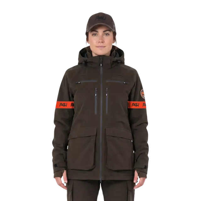 P4H RECON XT - Jaktjakke lang dame - Ensfarget grønn