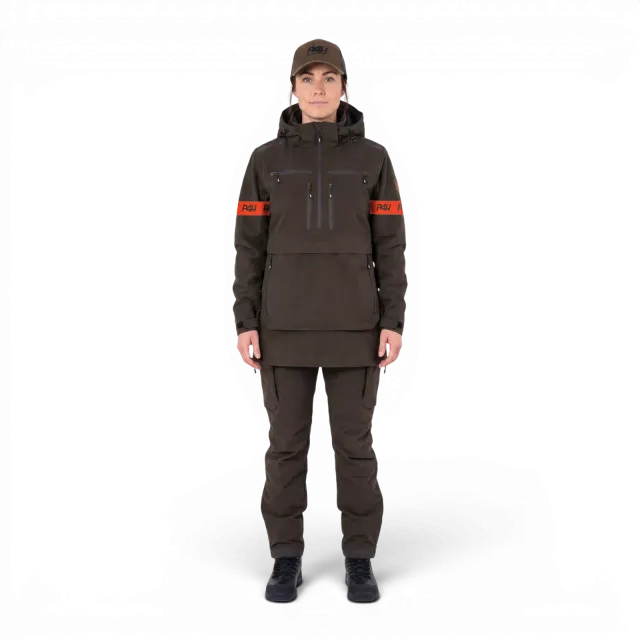 P4H RECON XT - Jaktdress med anorakk dame - Ensfarget grønn